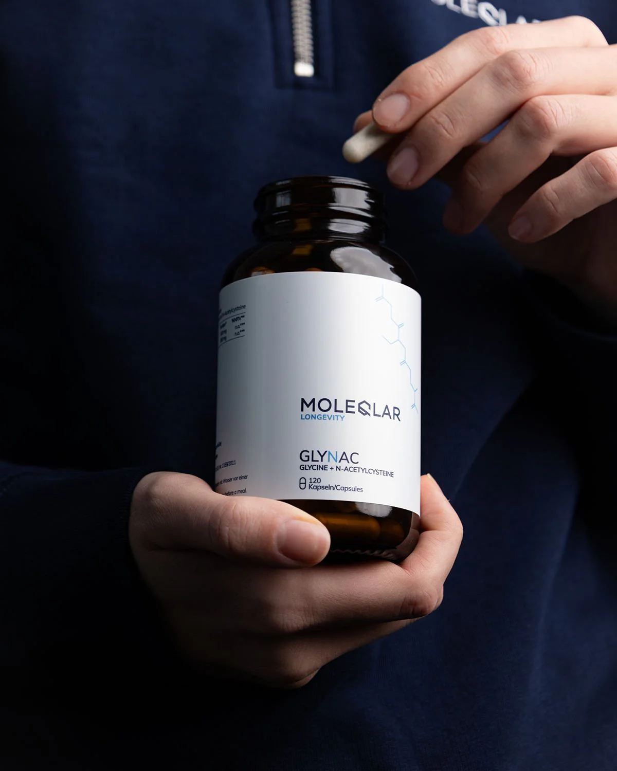 GlyNAC, glicin és N-acetil-cisztein kapszula, MoleQlar
